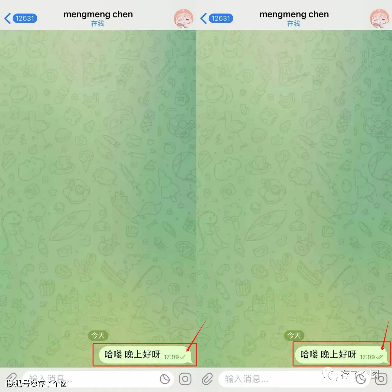 Telegram关闭已读回执